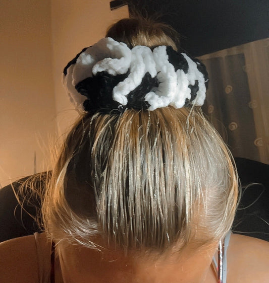 Cow scrunchie